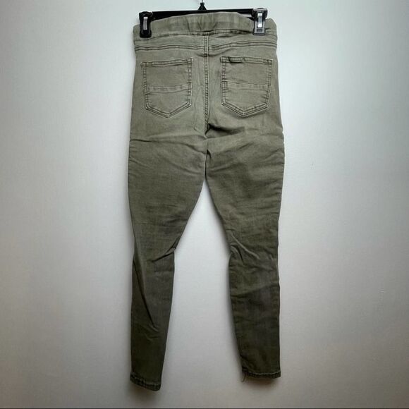 Urban Heritage Solid Green Distressed Skinny Jeggings Spandex Cotton Blend M - Picture 13 of 13